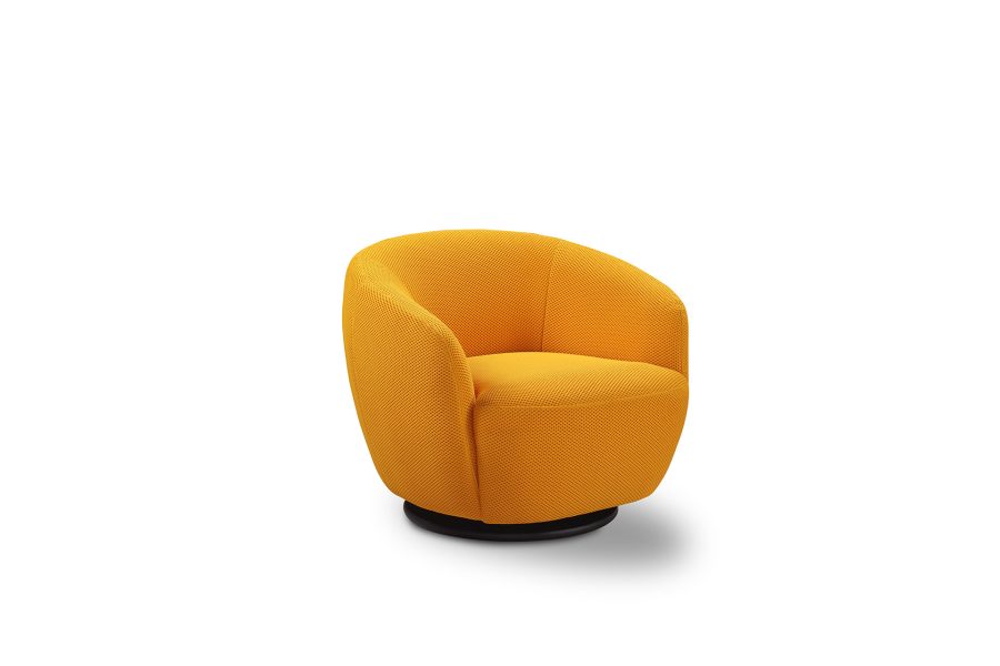 KIANO H552 Swivel Chair Sandwich D731 Yellow