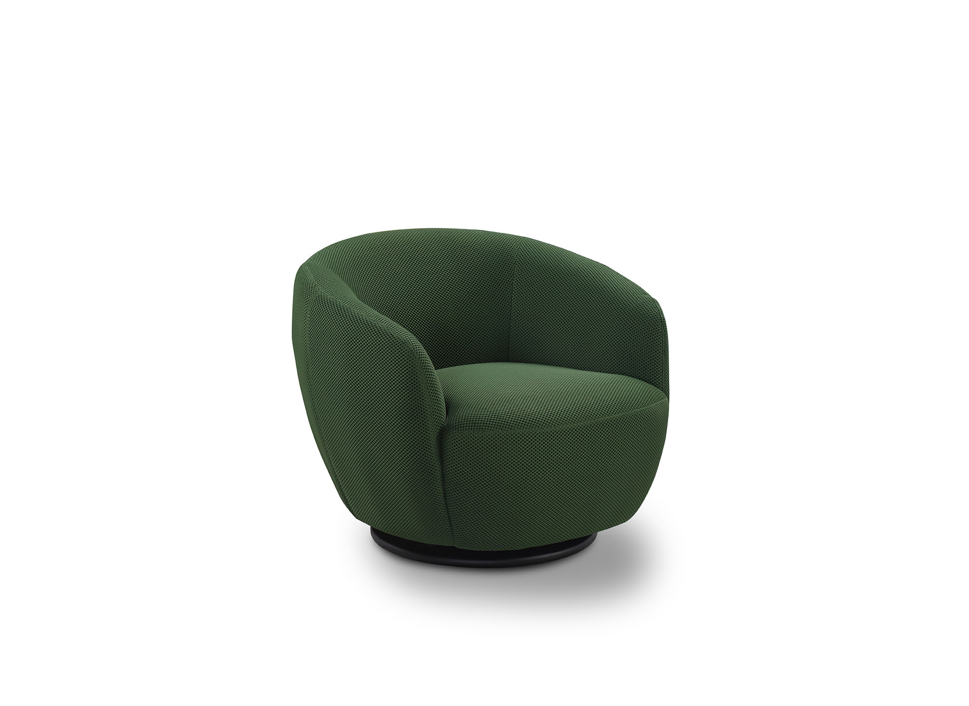KIANO H552 Swivel Chair Sandwich D734 Green